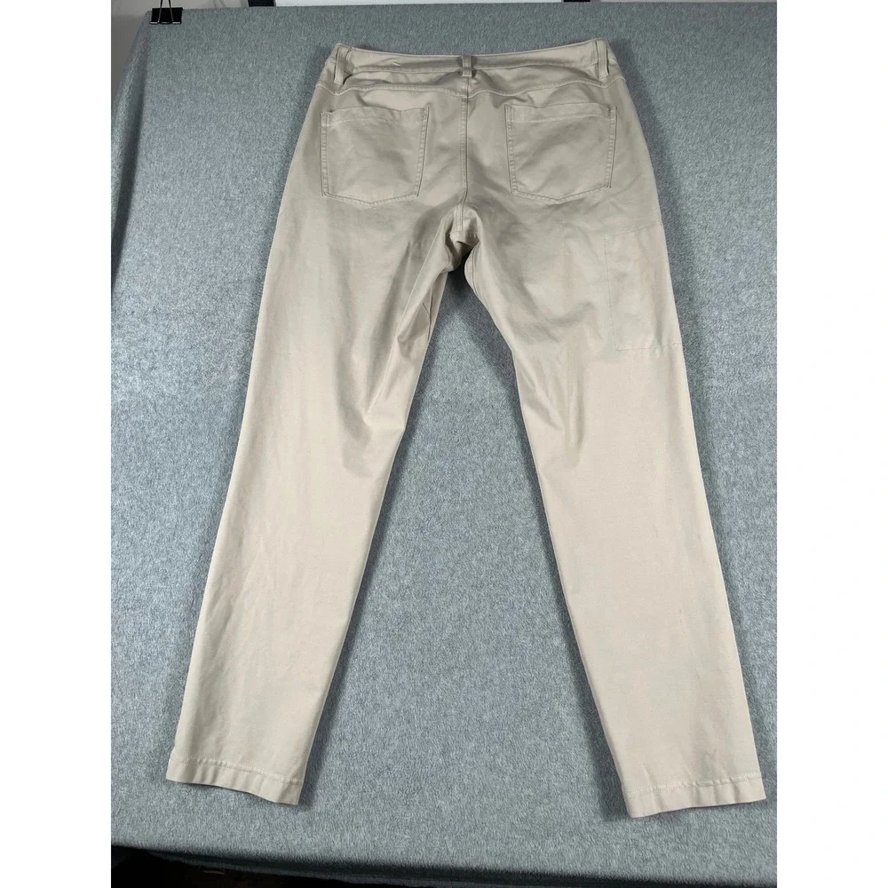 BYLT Premium Basics Everyday Pant 2.0 Slim Fit Khaki Mens 36 (34) Stretch Chino